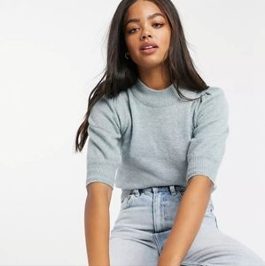 Short Sleeve Sweater from JDY, XL, Blue